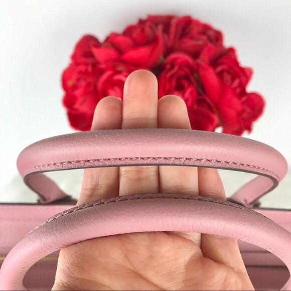 ♥️ NWT KATE SPADE PINK LEATHER SATCHEL ♥️ - Picture 3 of 5